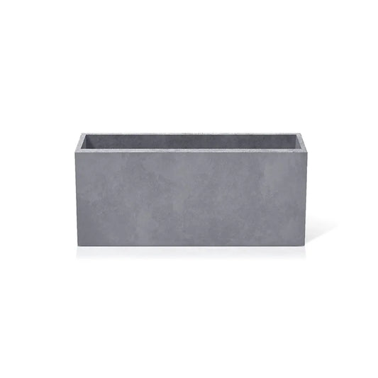 Outdoor Concrete Planters - Rectangle 30x100x40 cm on white background Decormania.eu