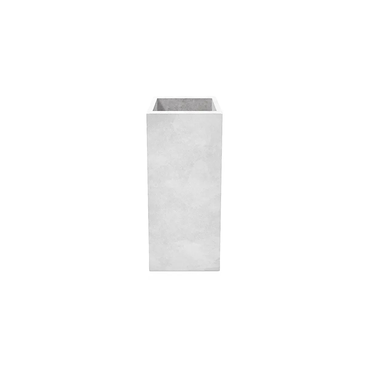 Outdoor Concrete Planters - Square 30x30x70 cm on white background Decormania.eu